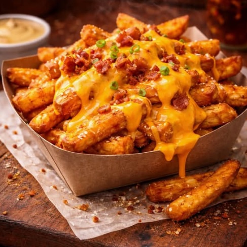 Frites sauce cheddar — burgyz